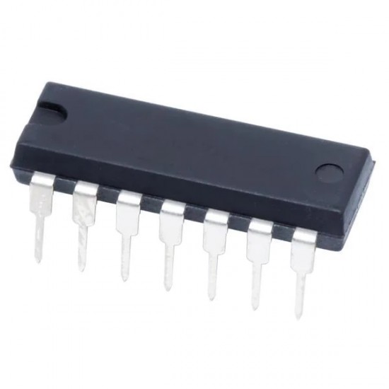 CD4069UBE 6 Channel CMOS Hex Inverter, 3V to 18V, DIP, 14 Pins