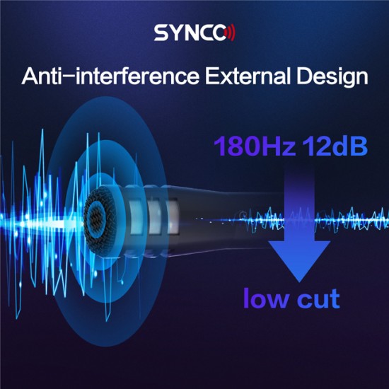 SYNCO μικρόφωνο χειρός SY-E10-MIC, δυναμικό, καρδιοειδές, XLR, μαύρο