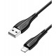 USAMS καλώδιο Lightning σε USB US-SJ371, 2A, 1m, μαύρο